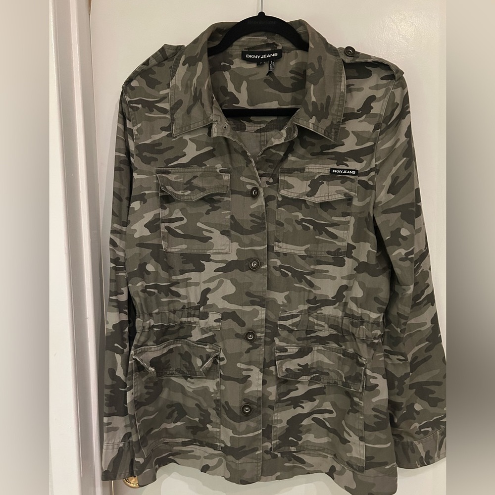 DKNY Camo Jacket Size M